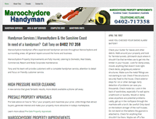 Tablet Screenshot of maroochydorehandyman.com.au